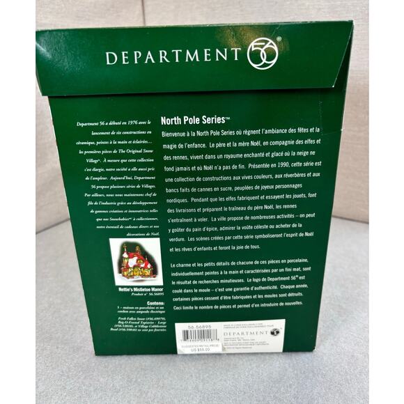 Dept 56 Nettie's Mistletoe Manor 56895 North Pole Series Special Edition - Picture 13 of 13